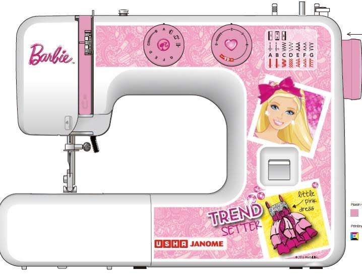 alcanzar volumen privado USHA launches India's first-ever Barbie Sewing Machine | News | Kolkata /  Calcutta | mallsmarket.com