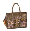 Leather Tote with Multi Colour Patchwork MRP Rs. 7990