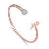 Bracelet by ANMOL crafted in 18 K rose gold and set with round brilliant diamonds